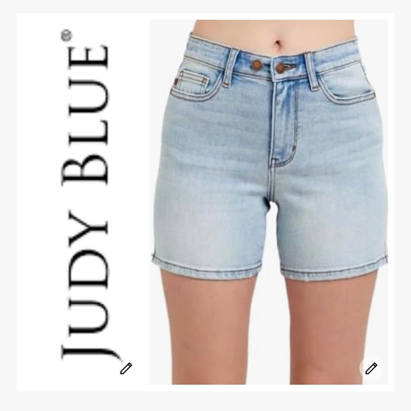 NWT Judy Blue Double Button Shorts - Picture 1 of 11